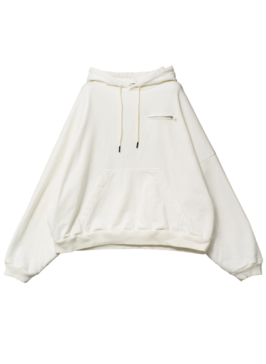 WAFFLE LINED BOMBER HOODIE