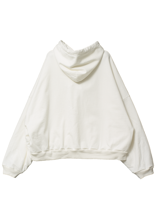 WAFFLE LINED BOMBER HOODIE