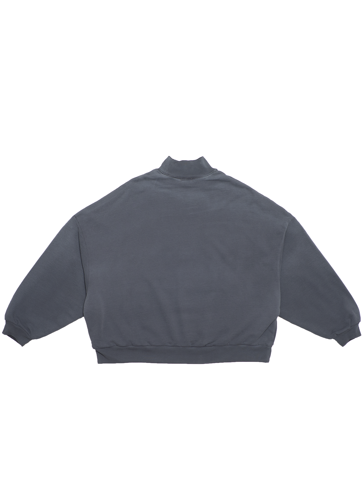 WAFFLE LINED BOMBER MOCK NECK