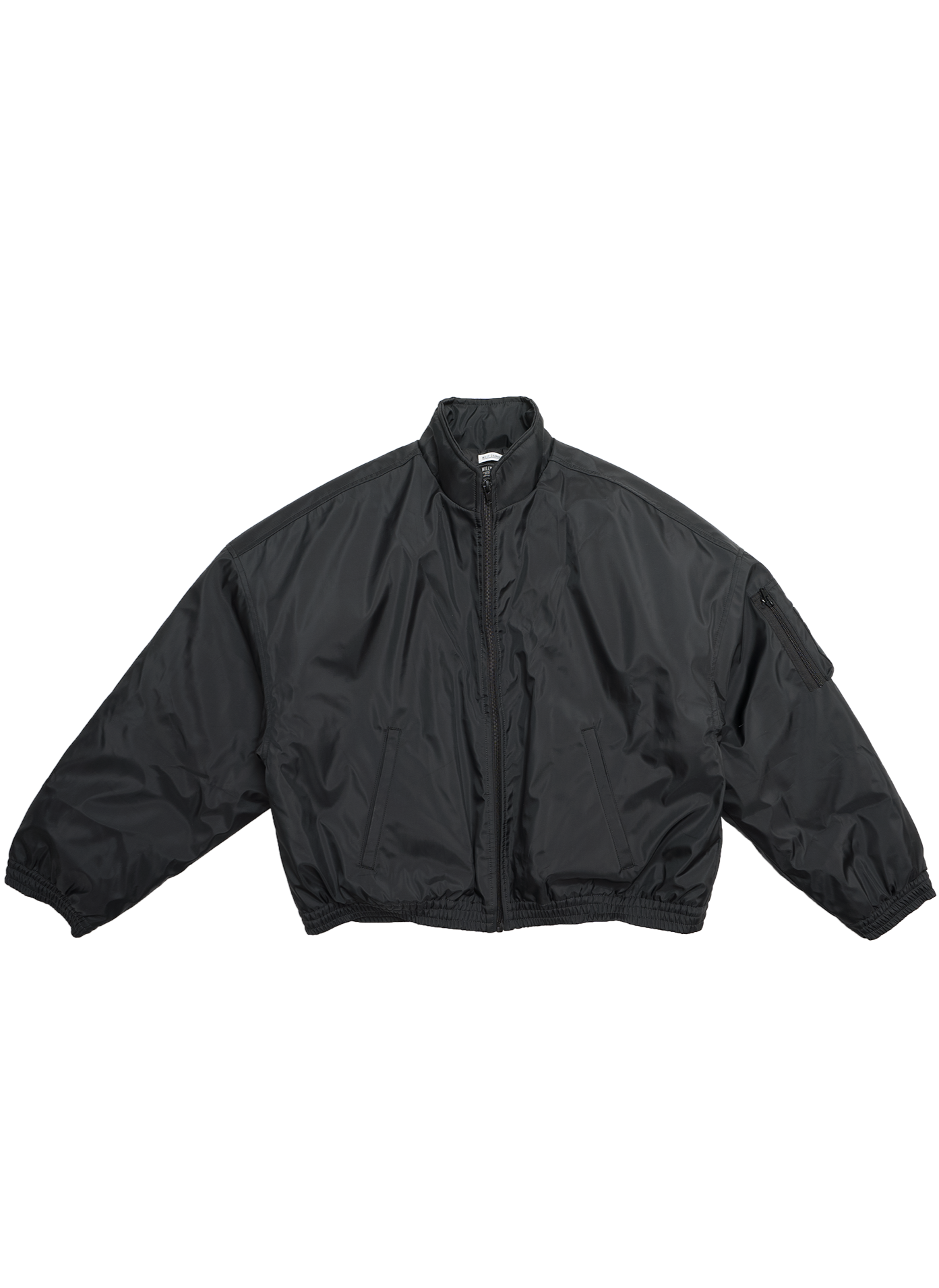 SATIN ZIP-UP