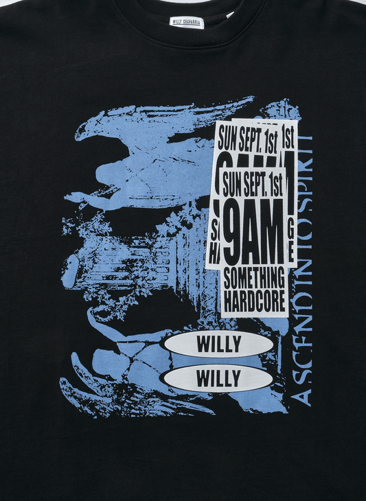 WILLY CHAVARRIA / ウィリーチャバリア SS RUFF NECK TEE-
