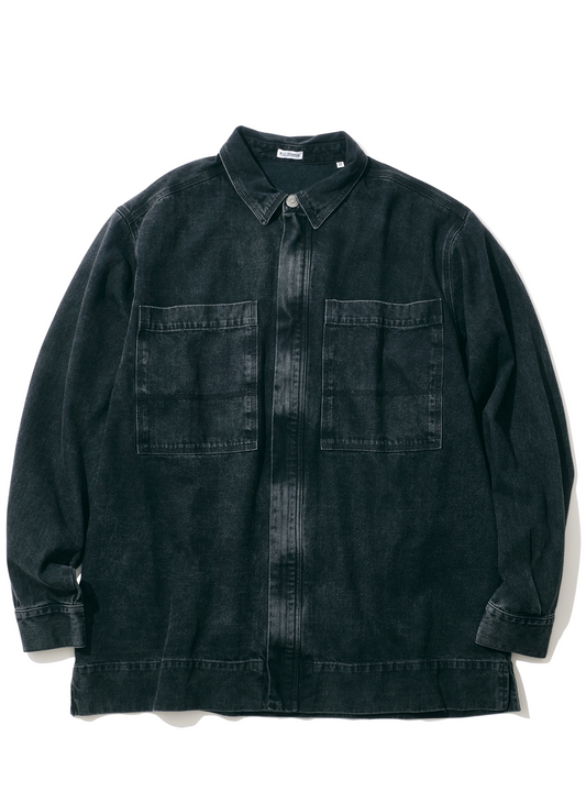 ZIP PLACKET LS SHIRT