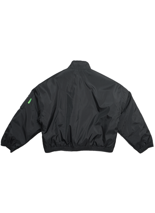 SATIN ZIP-UP
