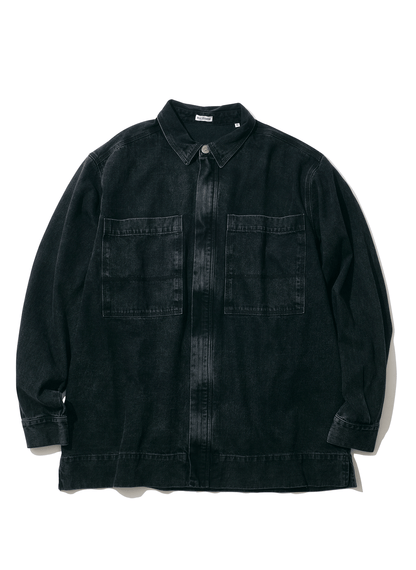 ZIP PLACKET LS SHIRT